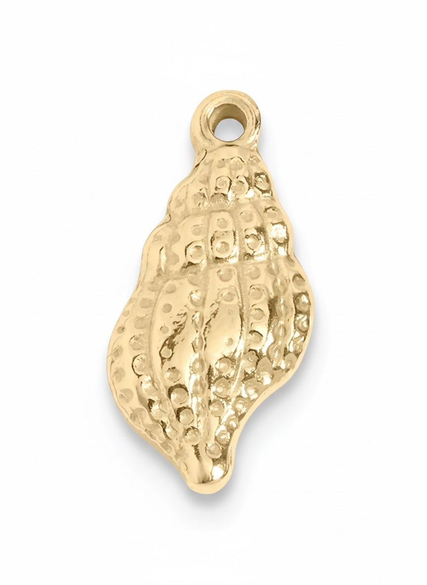 Personalized Gold Paperclip Round Carabiner with 2 Charms Bracelet