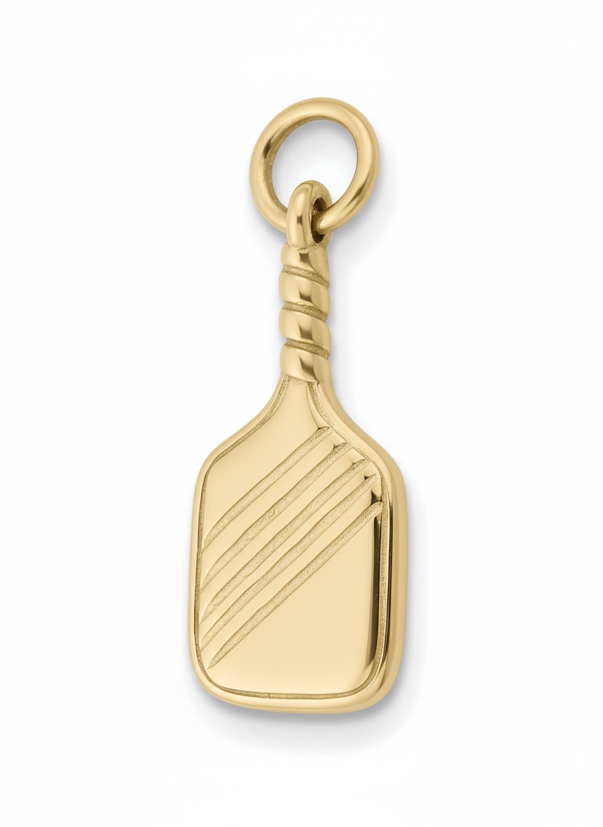 Personalized Gold Paperclip Round Carabiner with 2 Charms Bracelet