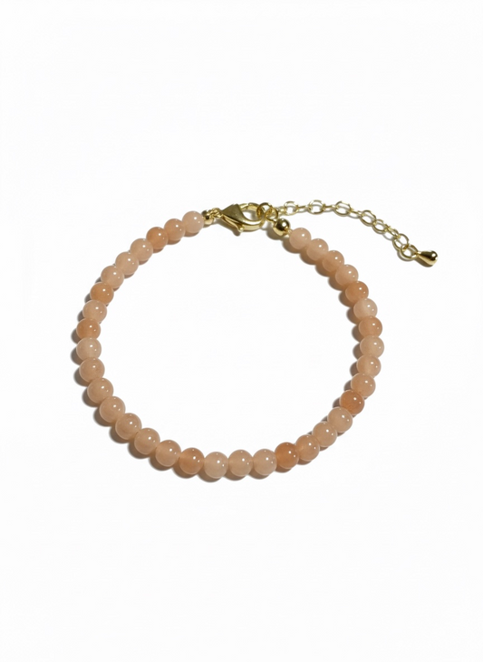 Adjustable Sunstone Bracelet
