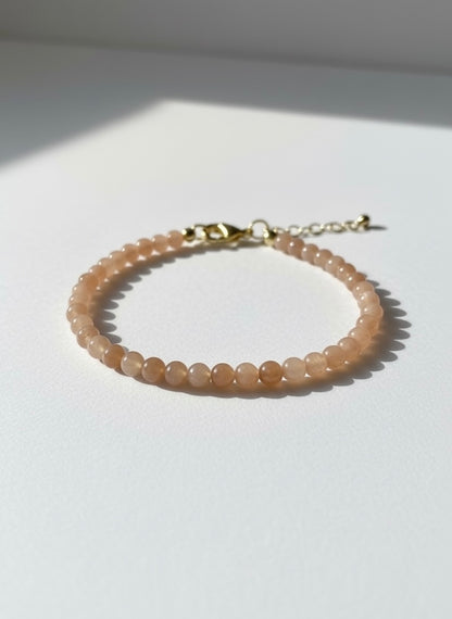 Adjustable Sunstone Bracelet