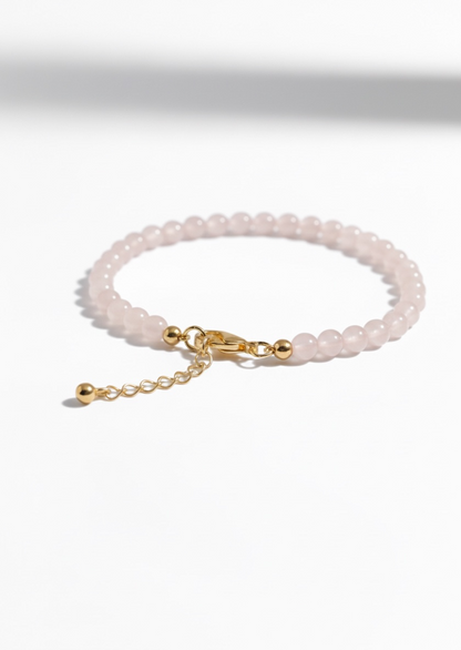Adjustable Rose Quartz Bracelet