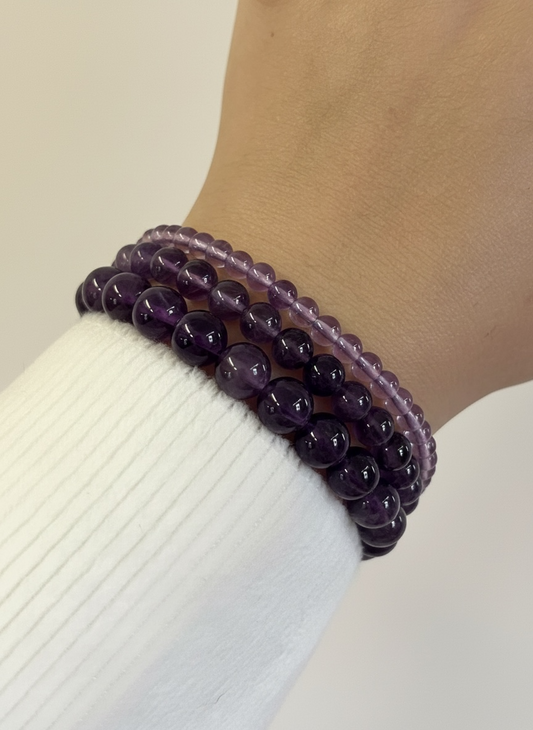 Amethyst Stretch Bracelet