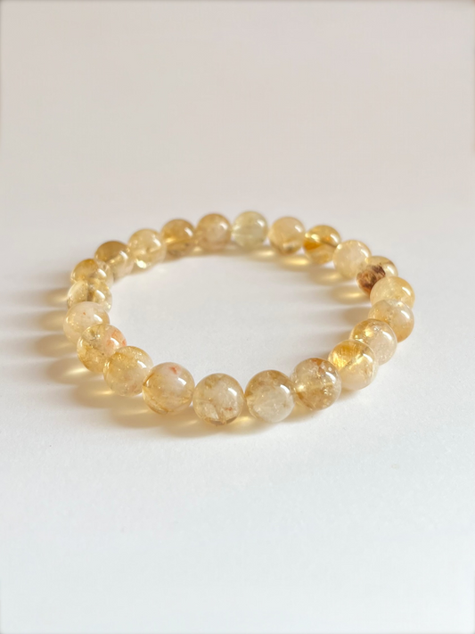 Natural Citrine Stretch Bracelet