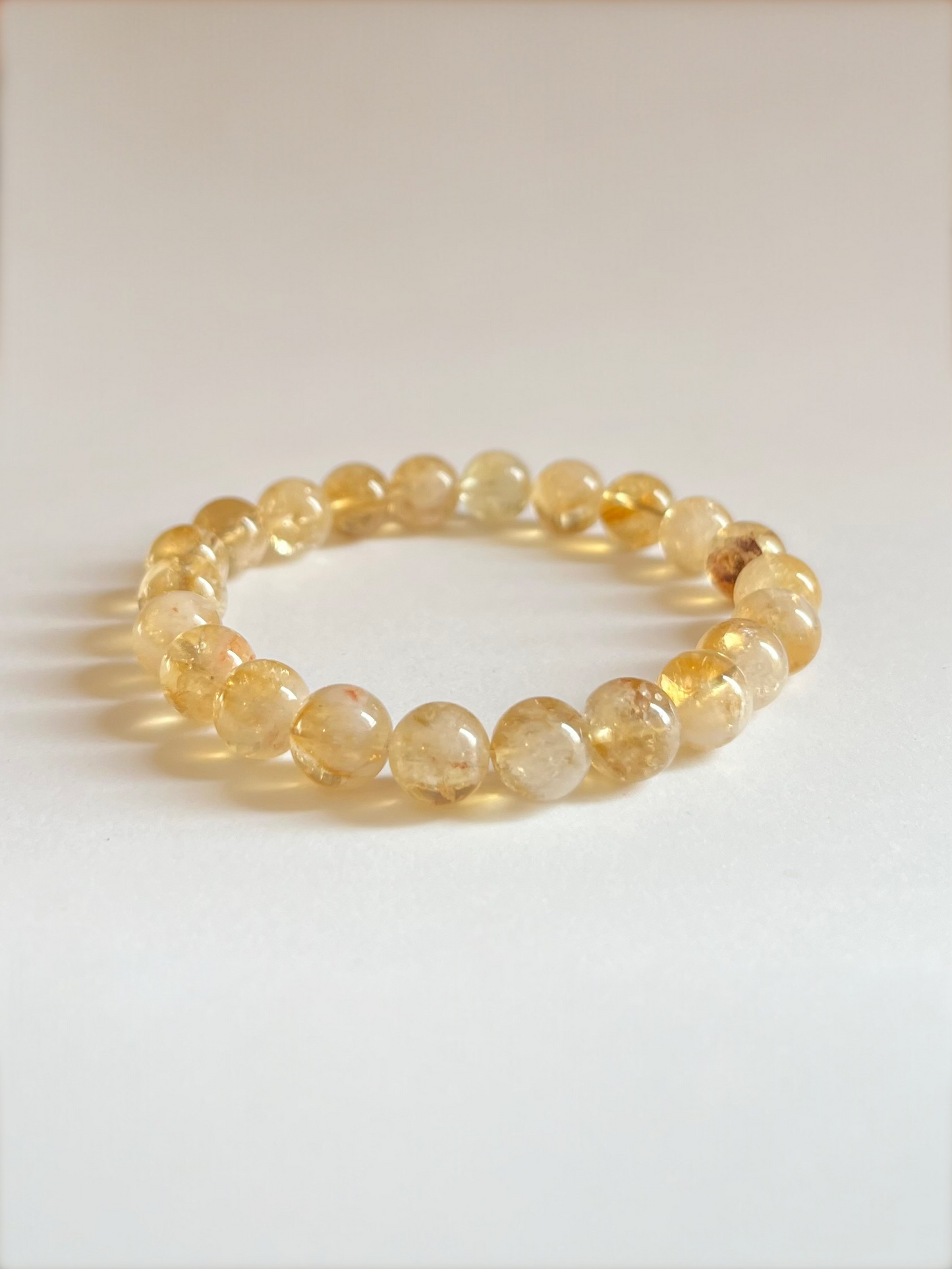 Natural Citrine Stretch Bracelet