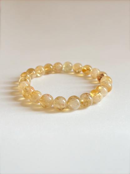 Natural Citrine Stretch Bracelet