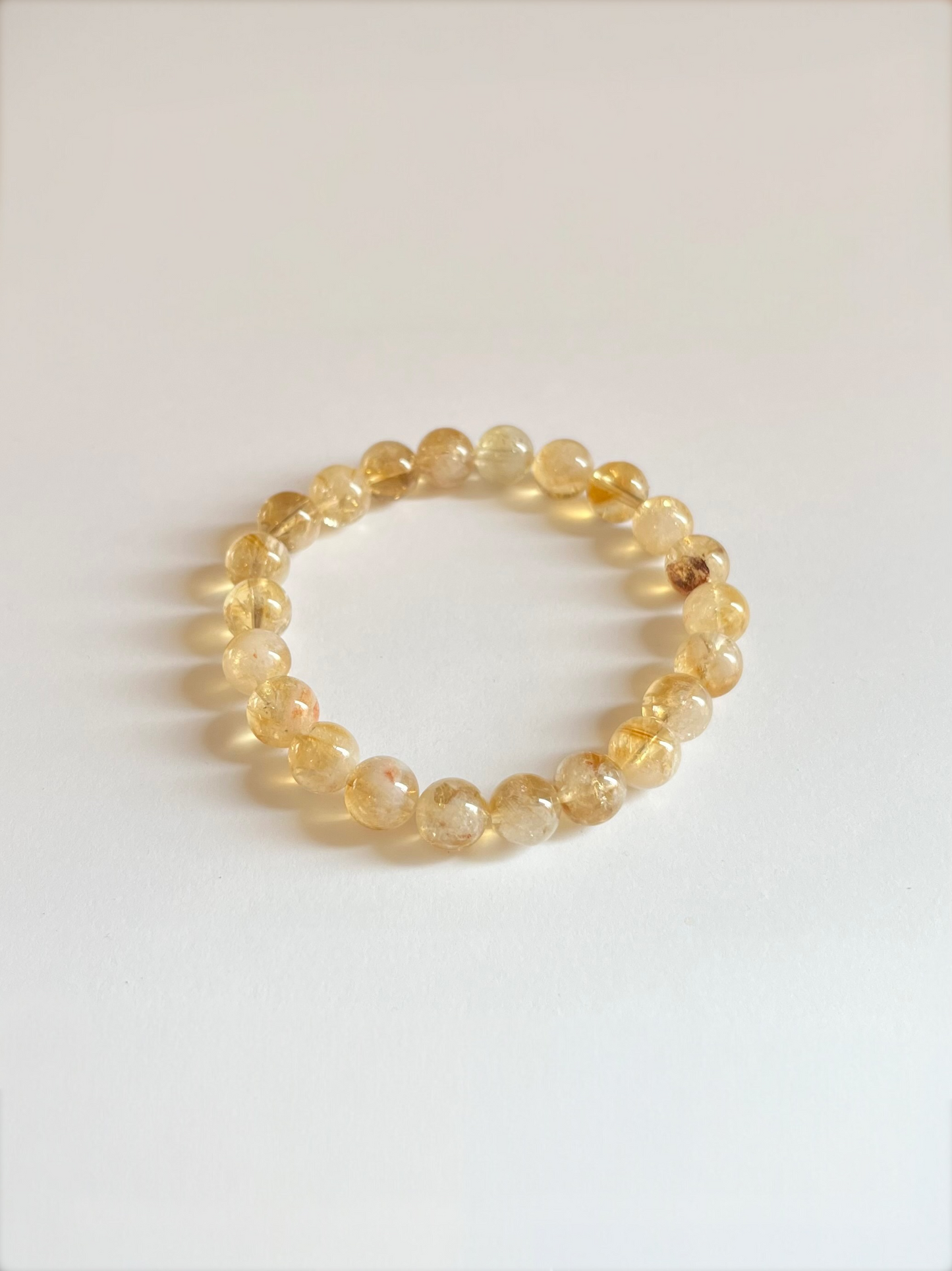 Natural Citrine Stretch Bracelet