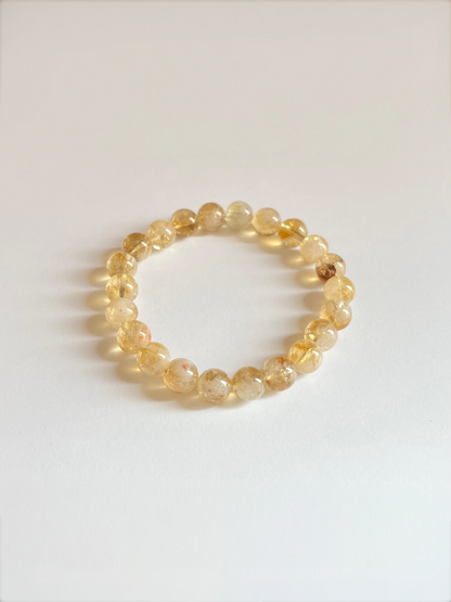 Natural Citrine Stretch Bracelet