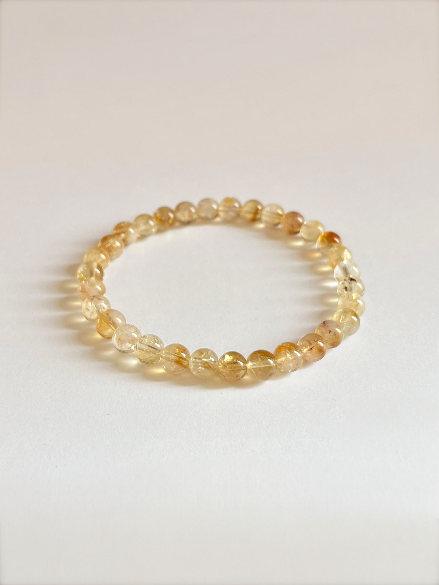 Natural Citrine Stretch Bracelet