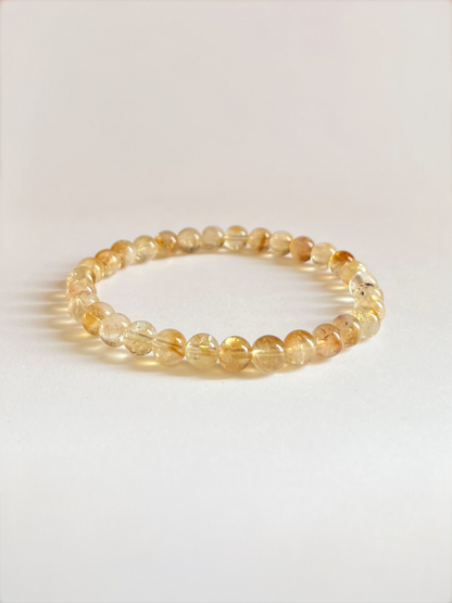 Natural Citrine Stretch Bracelet