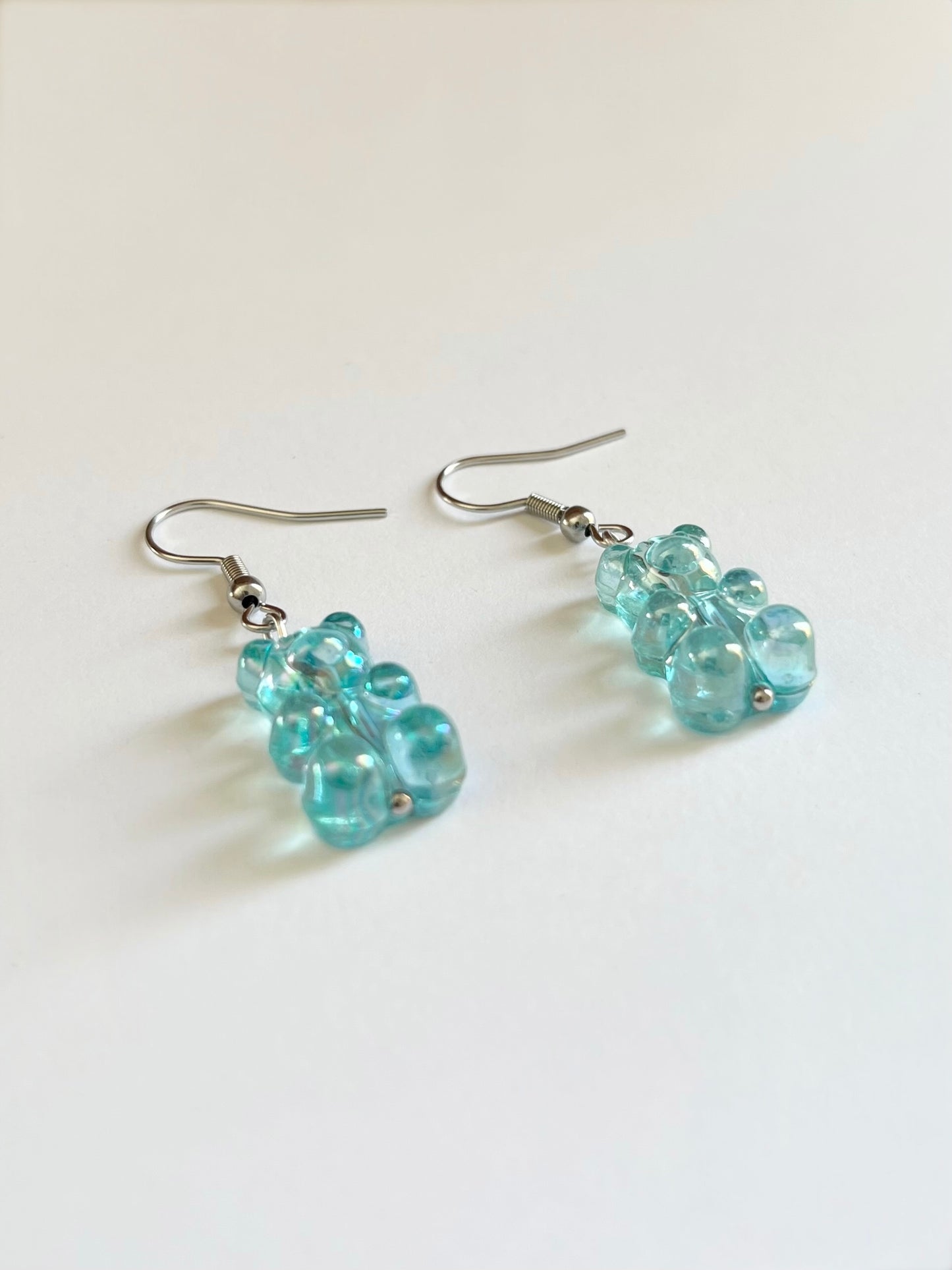 Blue Gummy Bear Earrings