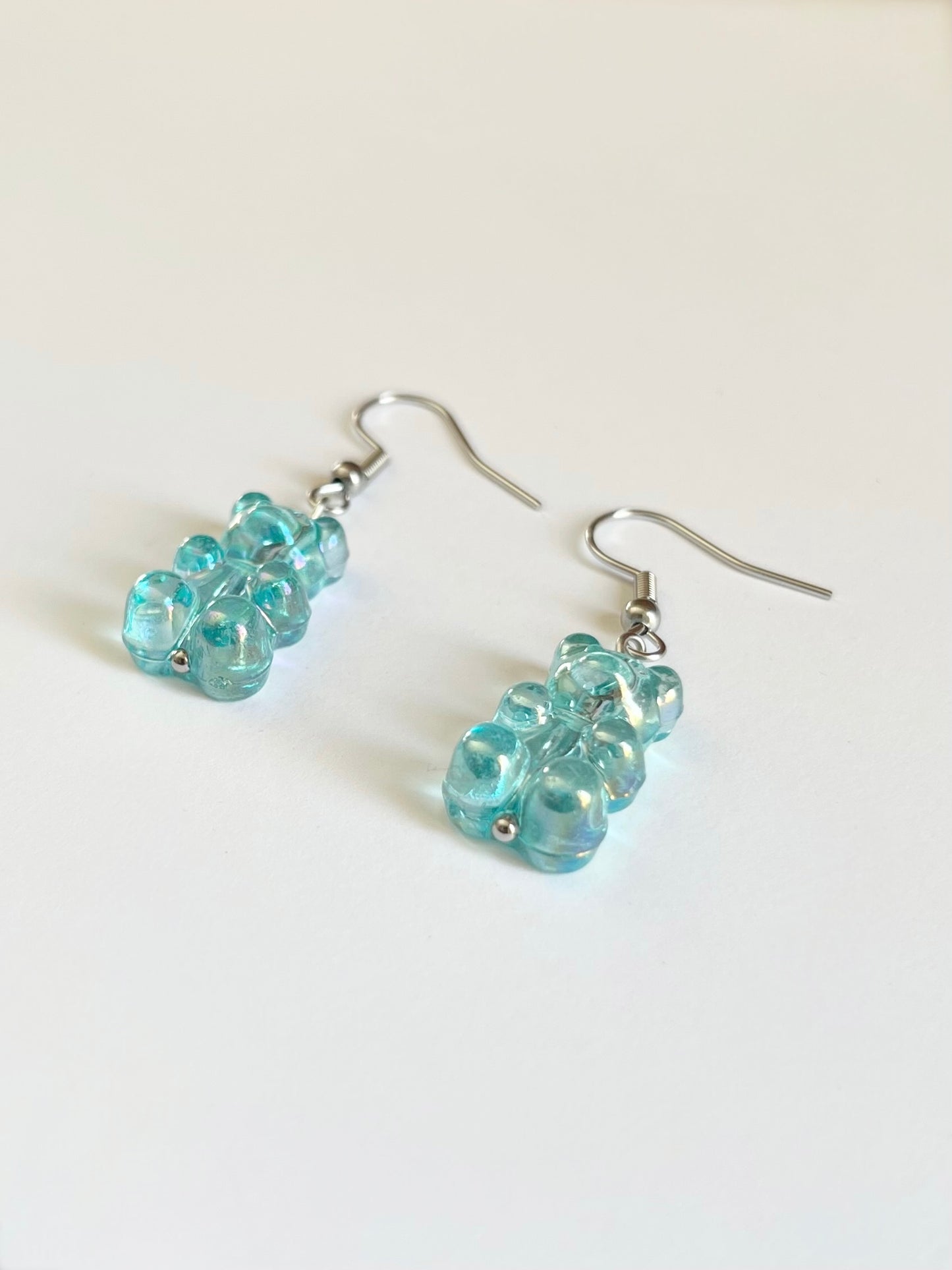 Blue Gummy Bear Earrings