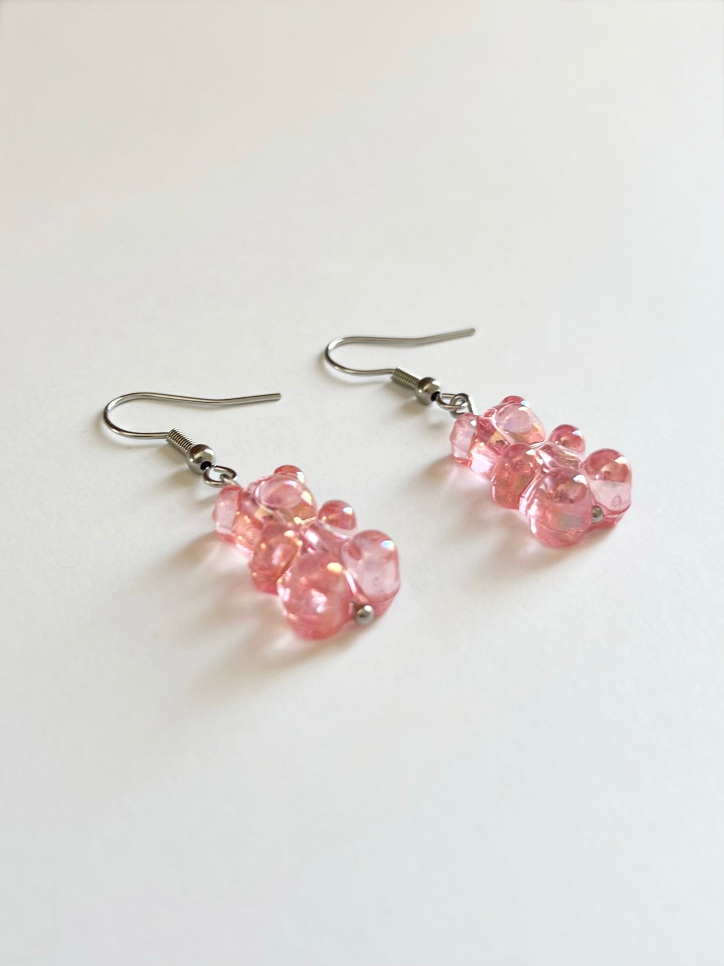 Pink Gummy Bear Earrings