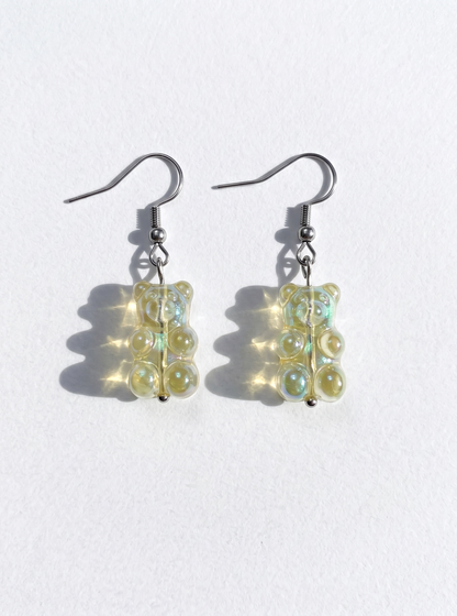 Yellow Gummy Bear Earrings