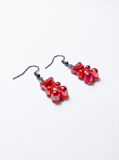 Red Gummy Bear Earrings