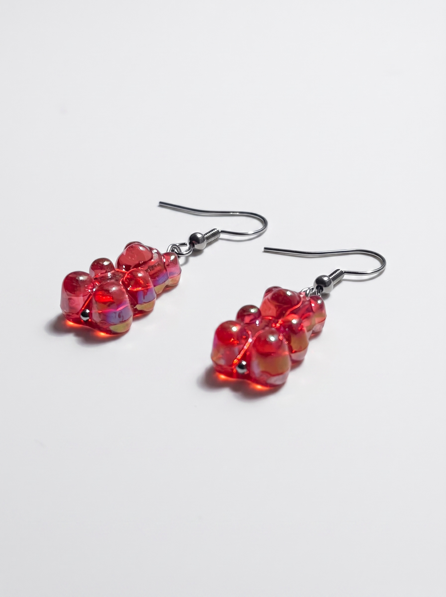 Red Gummy Bear Earrings