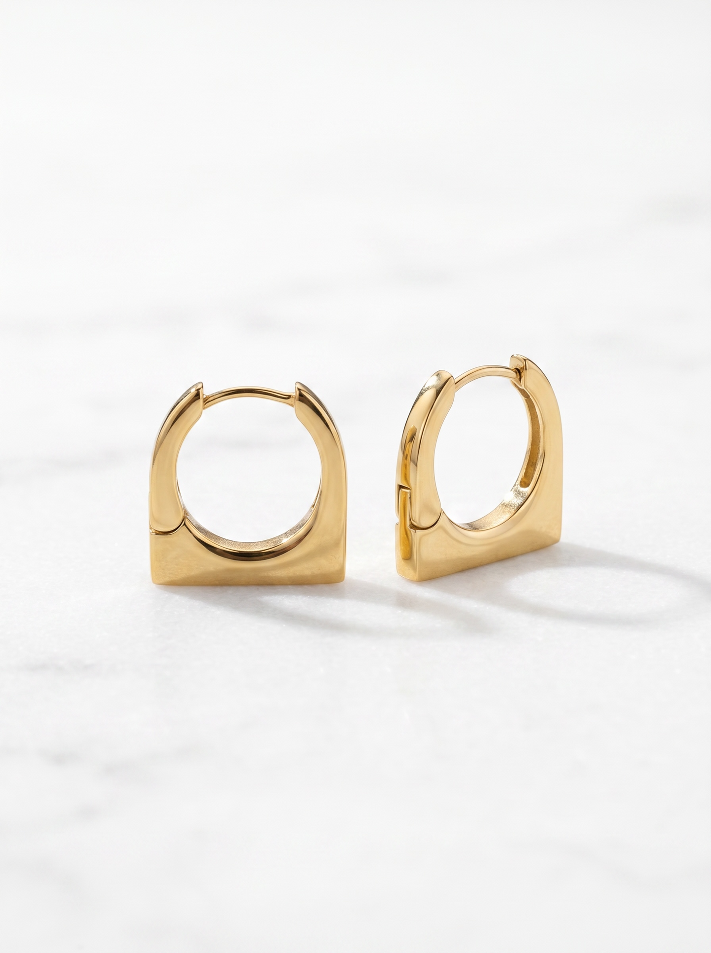 Waterproof Arched Hoop Earrings