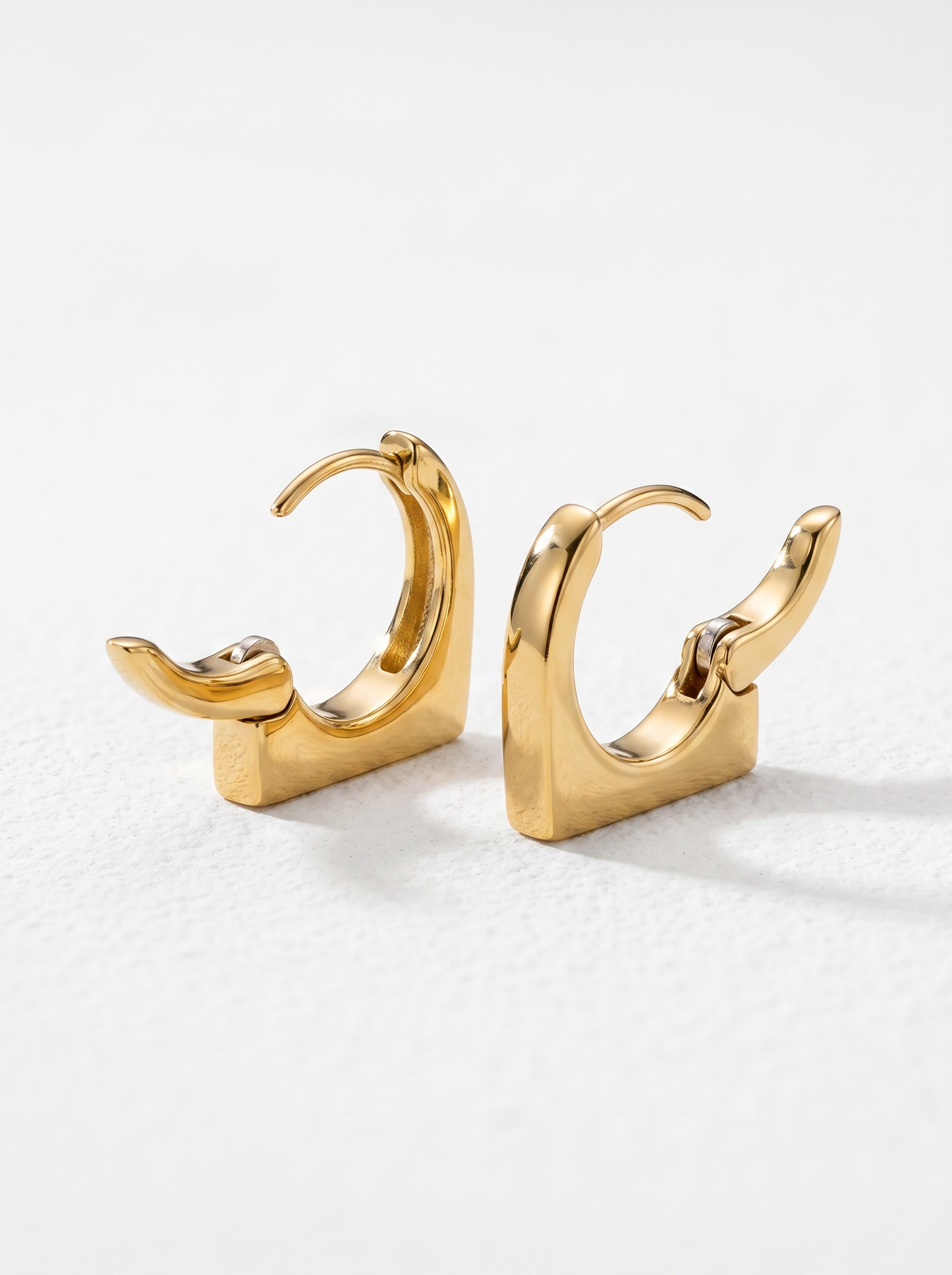 Waterproof Arched Hoop Earrings