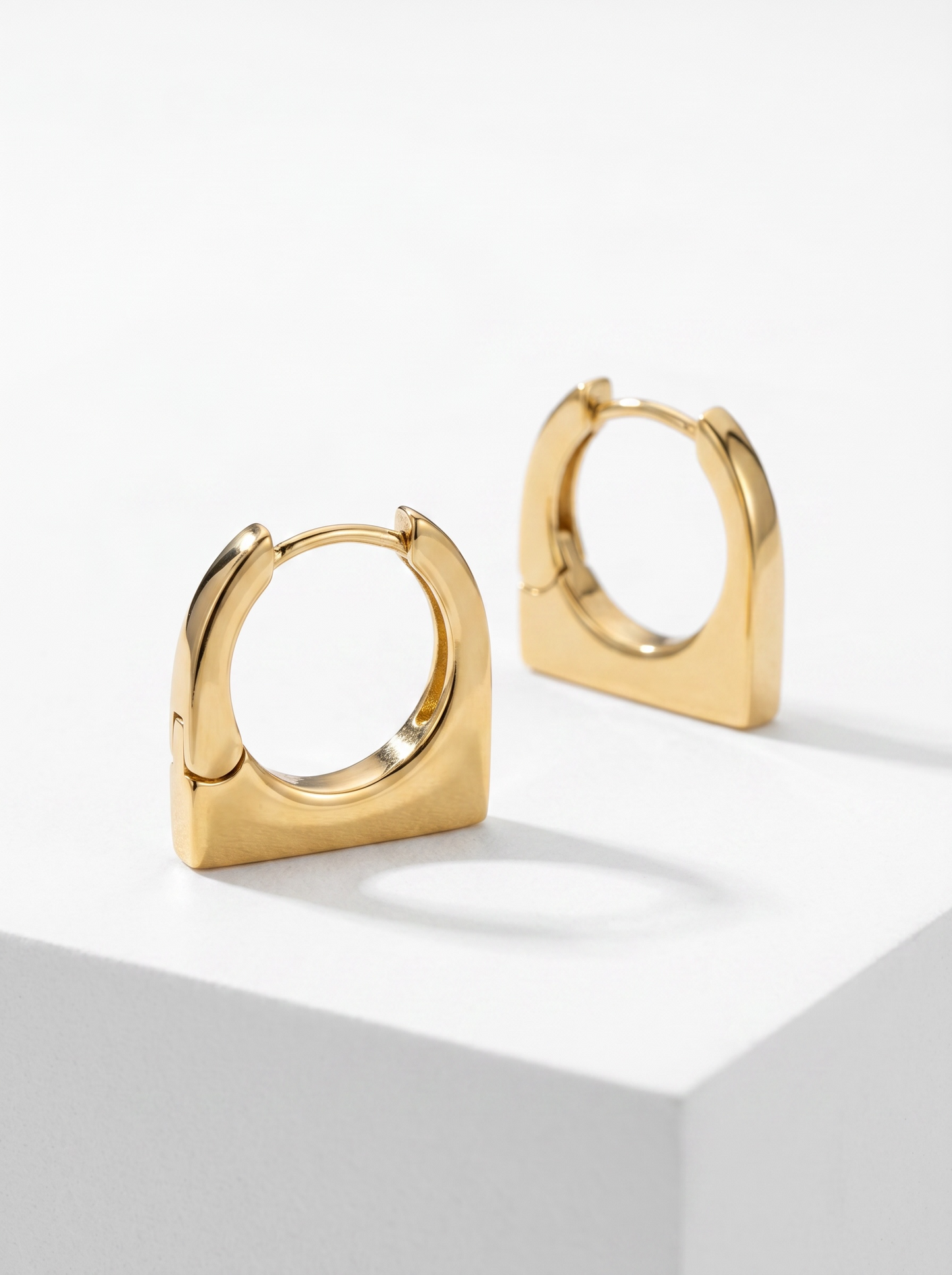 Waterproof Arched Hoop Earrings
