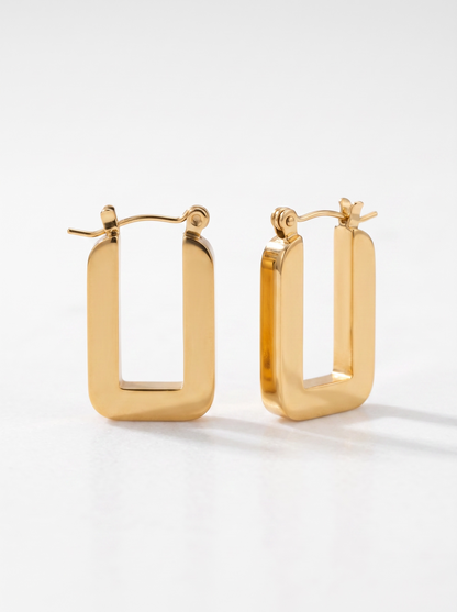 Waterproof U Shaped Hoop Earrings