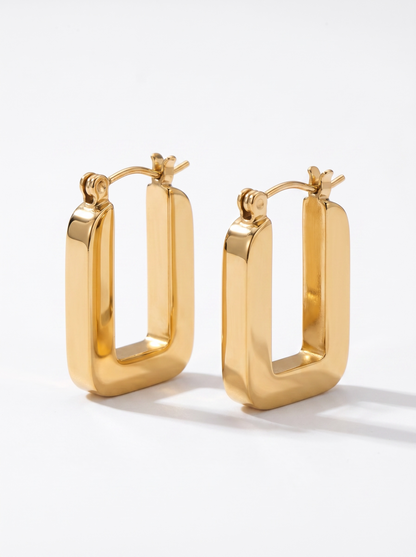 Waterproof U Shaped Hoop Earrings