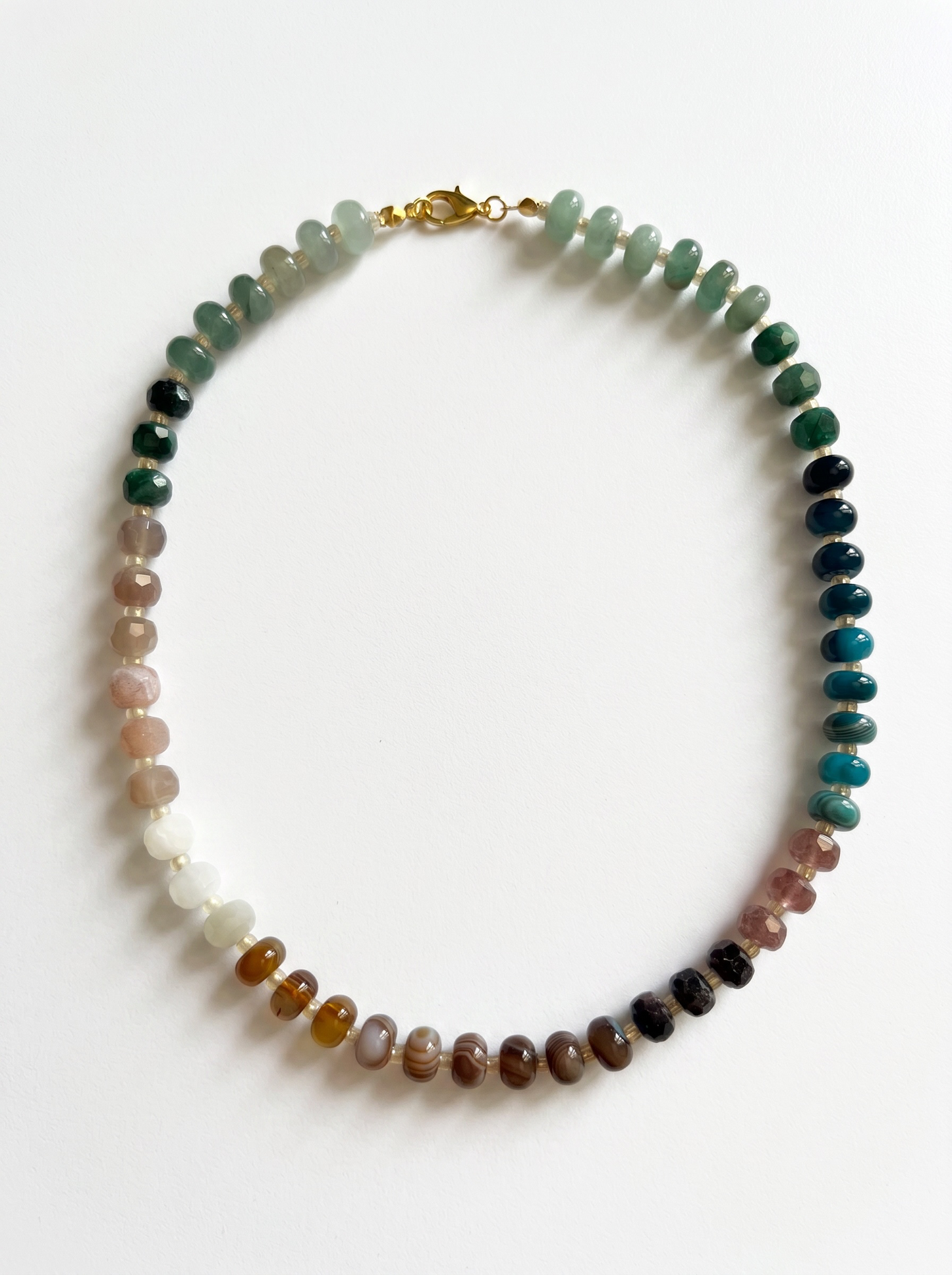 Celestial Garden Colourful Mixed Gemstone Necklace