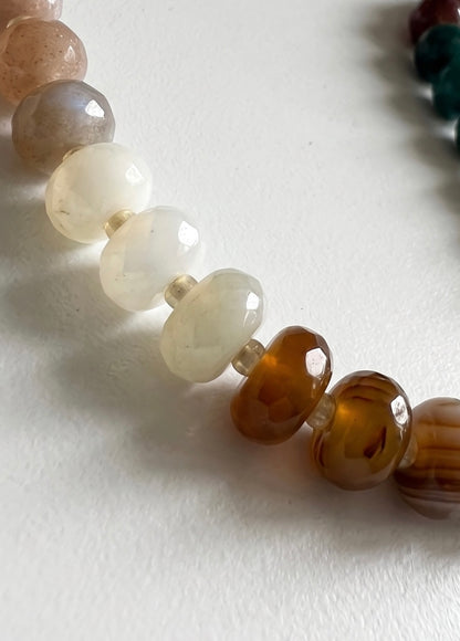 Celestial Garden Colourful Mixed Gemstone Necklace
