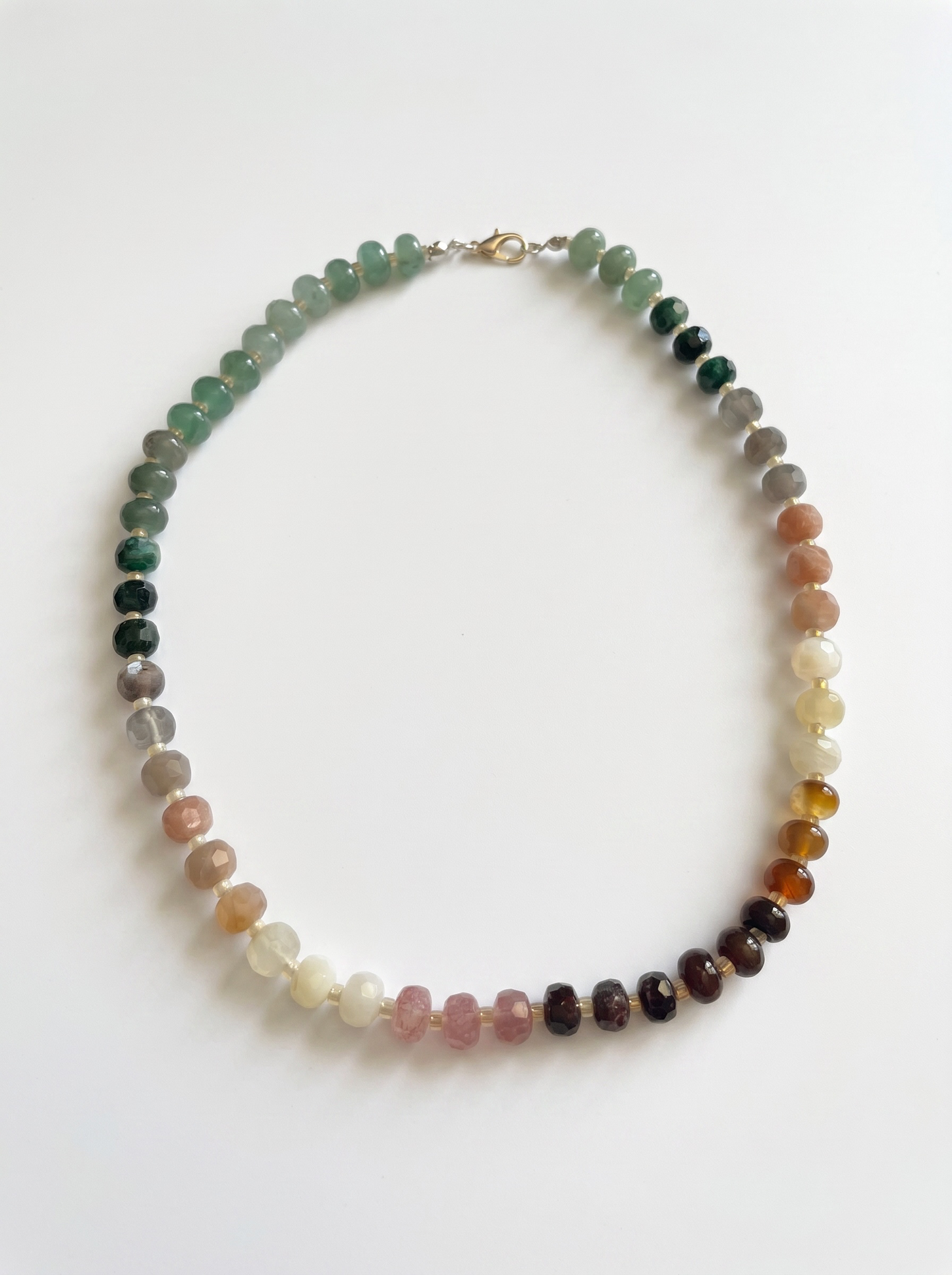 Celestial Garden Colourful Mixed Gemstone Necklace