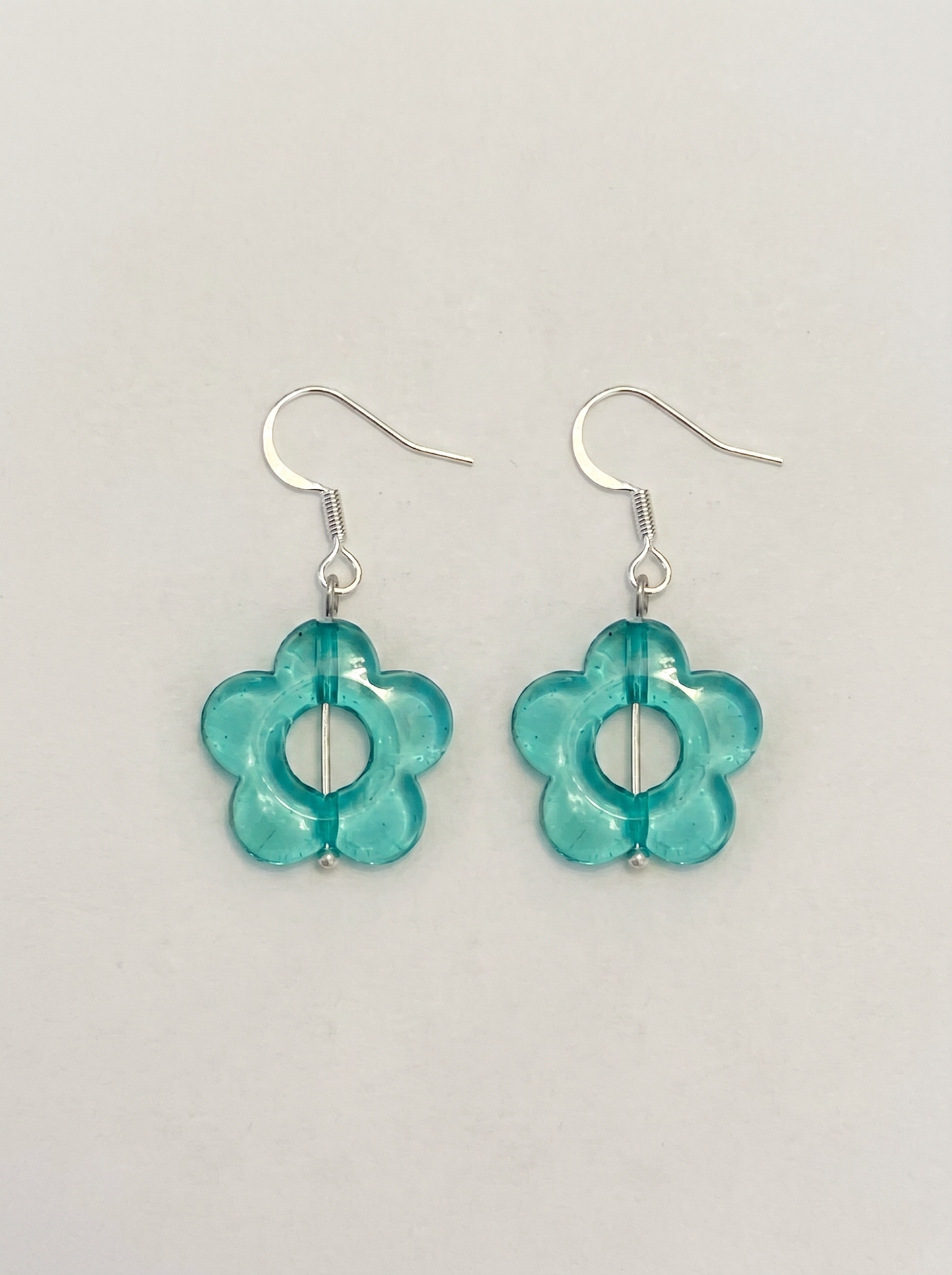 Daisy Earrings in Purple Lavender