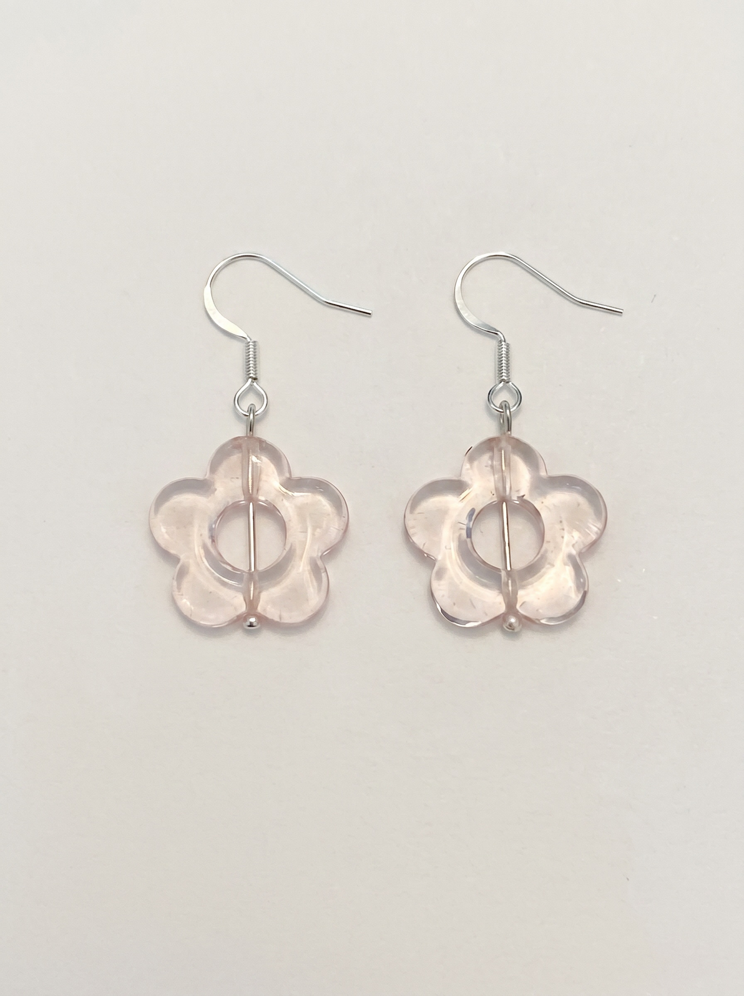 Daisy Earrings in Purple Lavender