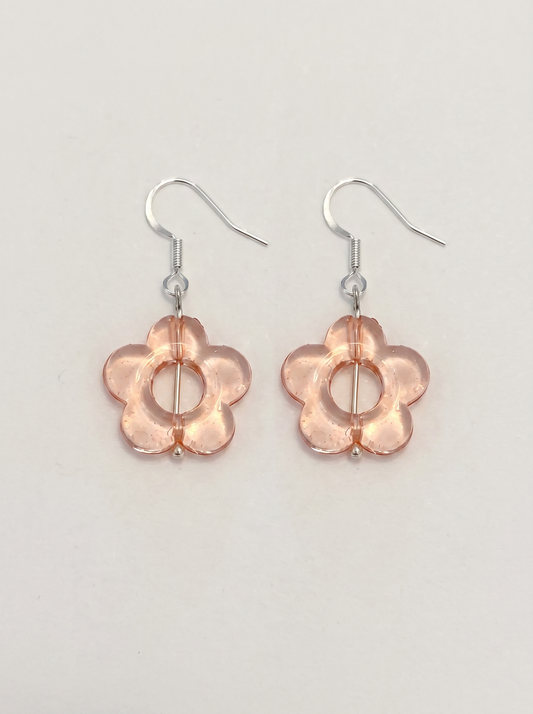 Daisy Earrings in Pink Blossom