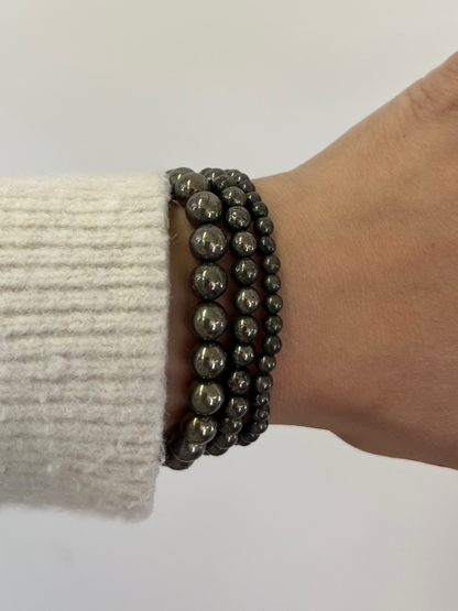 Pyrite Stretch Bracelet