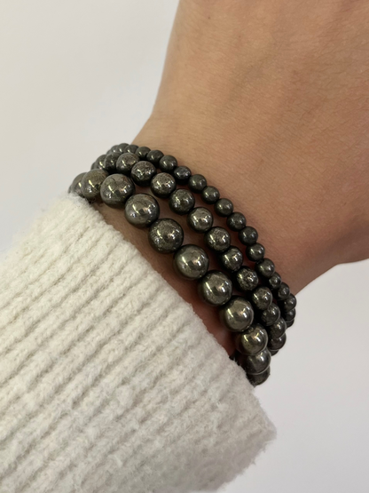 Pyrite Stretch Bracelet