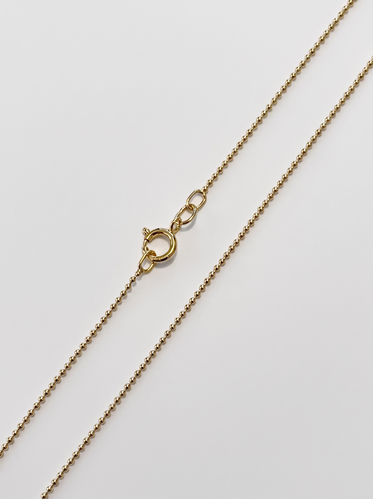 Gold or Silver Ball Chain Necklace