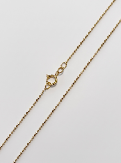 Gold or Silver Ball Chain Necklace