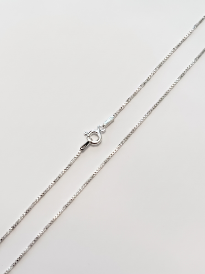 Gold or Silver Box Chain Necklace
