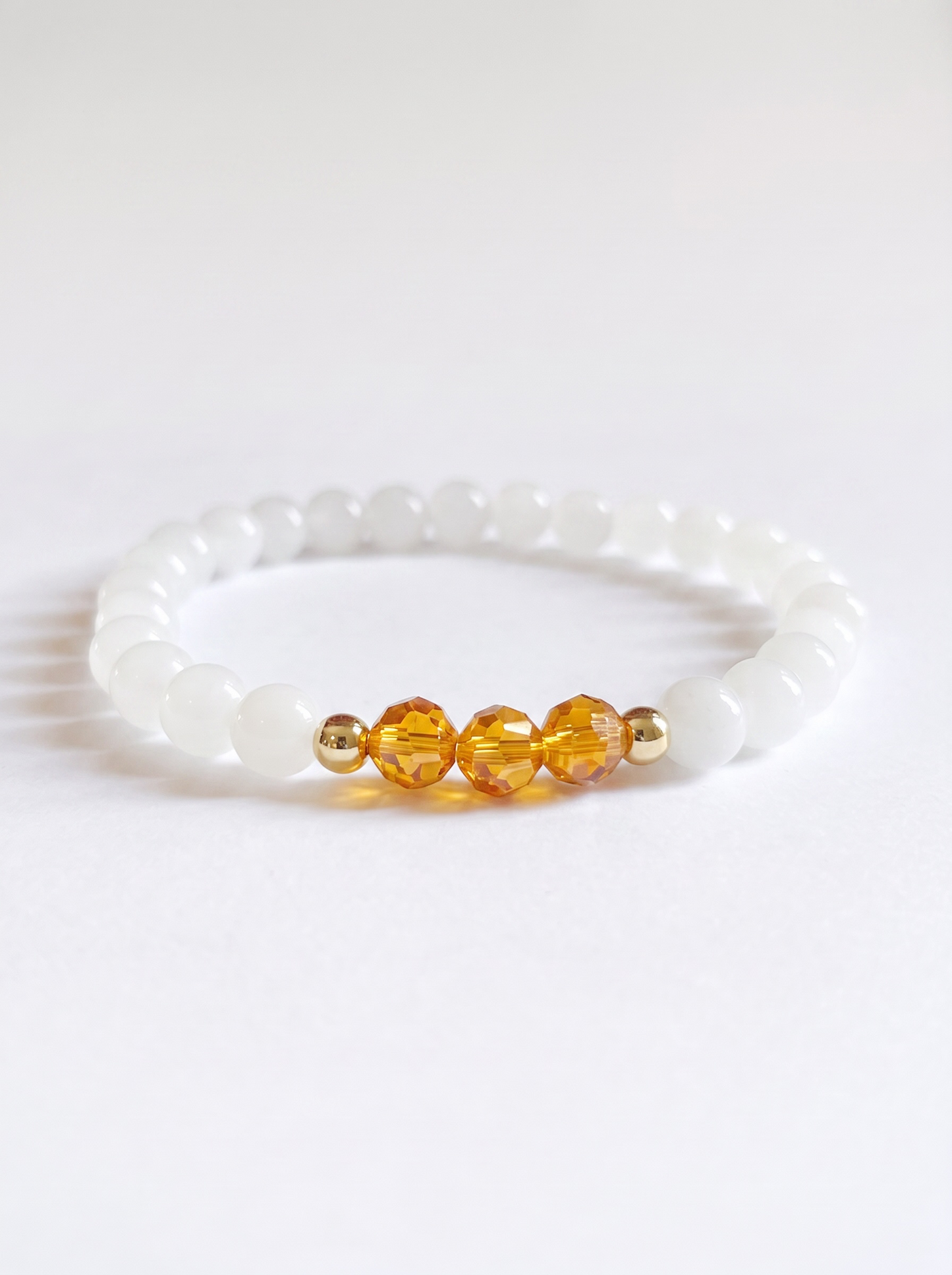 Swarovski November Topaz Birth Month Stretch Bracelet