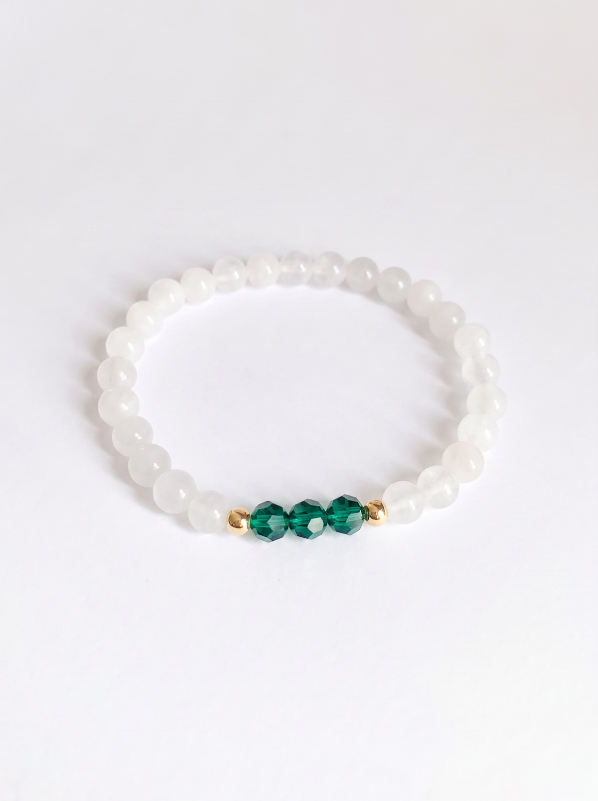 Swarovski May Emerald Birth Month Stretch Bracelet