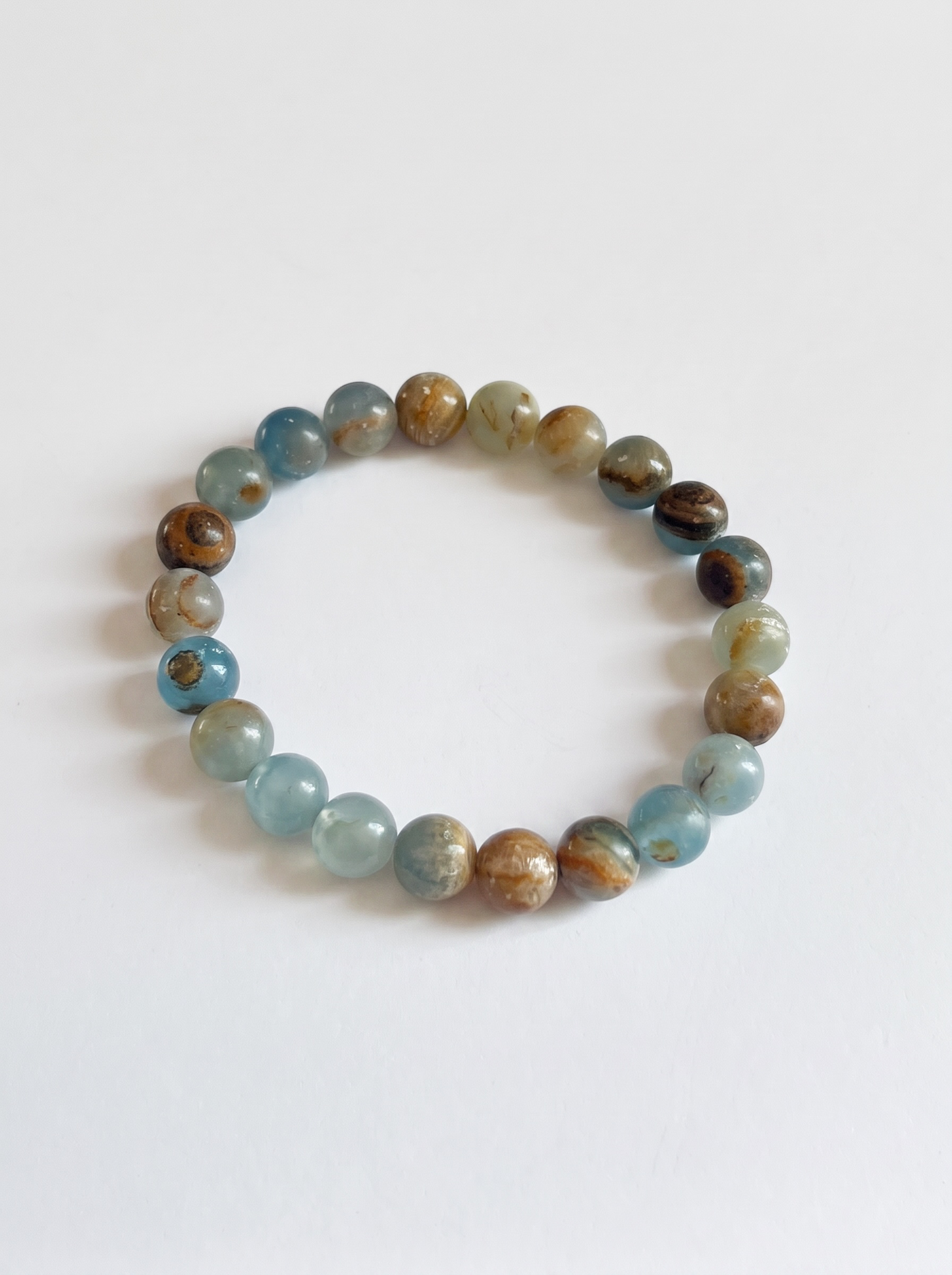 Blue Calcite Stretch Bracelet