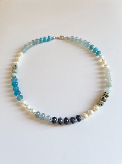 Tidal Waves Beaded Necklace