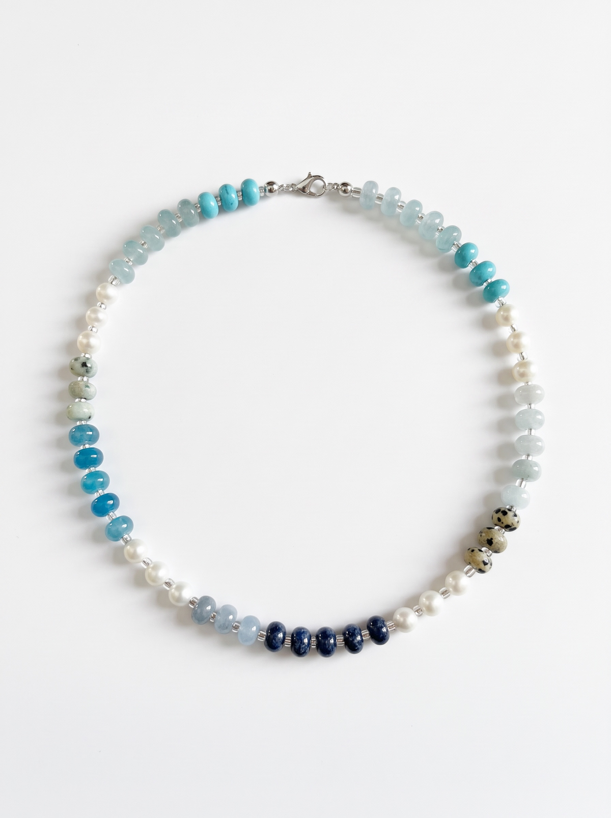 Tidal Waves Beaded Necklace