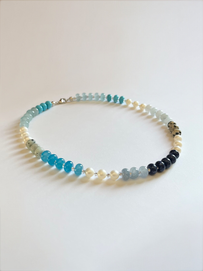 Tidal Waves Beaded Necklace