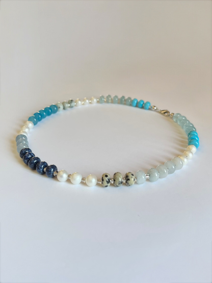 Tidal Waves Beaded Necklace