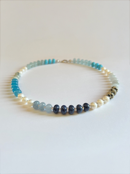 Tidal Waves Beaded Necklace