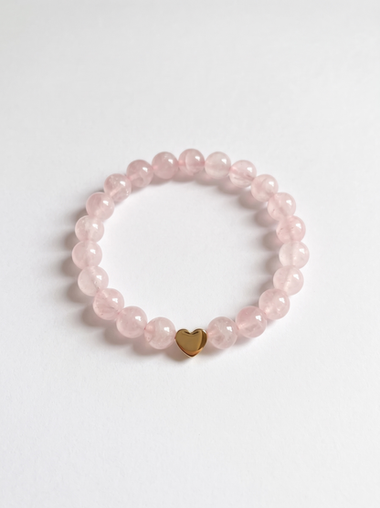 Heart of Gold Stretch Bracelet