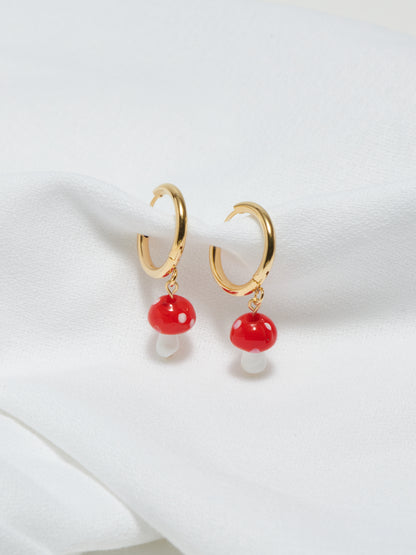 Mushroom Earrings