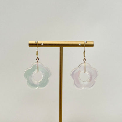 Iridescent Daisy Earrings