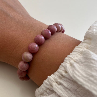Rhodonite Stretch Bracelet