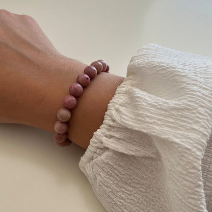 Rhodonite Stretch Bracelet