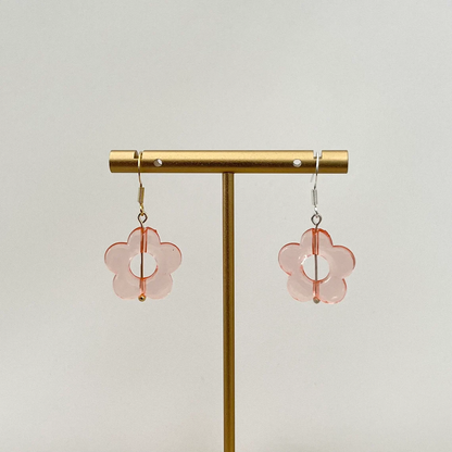 Daisy Earrings in Pink Sherbert