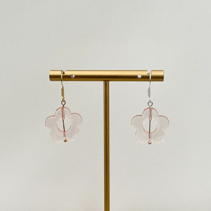 Daisy Earrings in Pink Sherbert